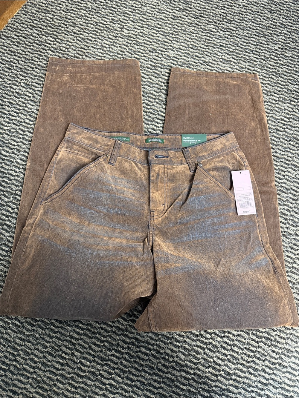 wild fable Brown Straight Leg Women Jeans